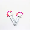 Novelty Gift Lovely Unicorn Paperclip Pin Soft PVC Bookmarks