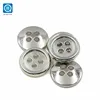 SK China button supplier 16L ABS Pearl round plastic Shirt Sweater silver military clear 4 holes ABS Plastic buttons