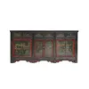 Chinese antique classic rustic glossy sideboard buffet for wholesale