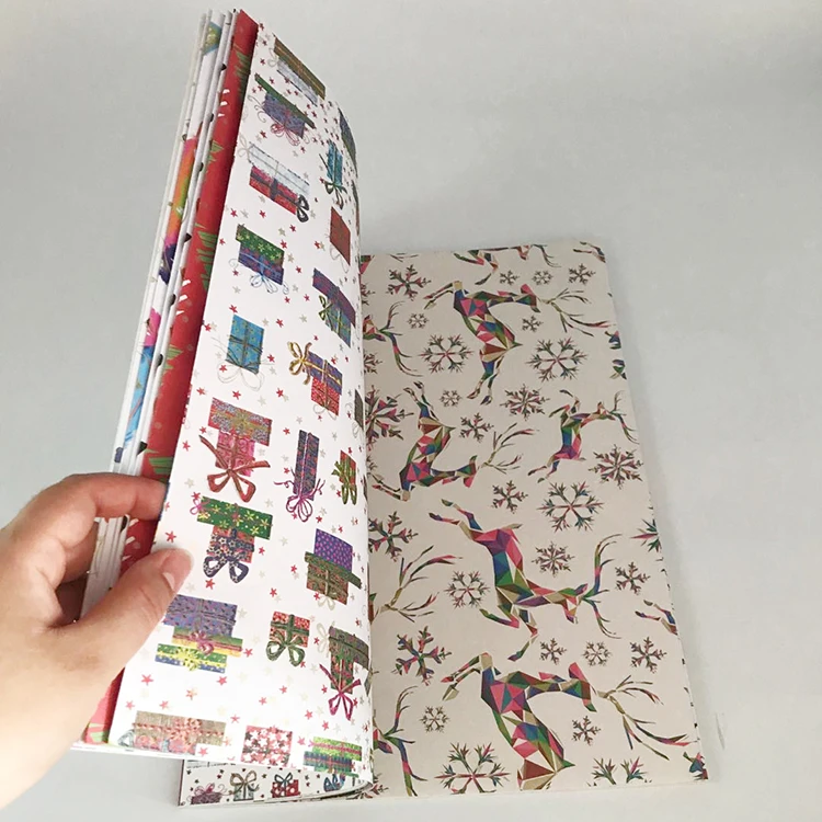 white gift wrapping paper book 12