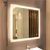 UL ETL CE Listed Hotel IP44 Rectangle Wall Mounted LED Backlit Vanity Mirror