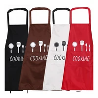 

Nordic Style Waterproof Oil-proof Apron Princess Knife And Fork Simple Adult Work Apron Kitchen Supplies Breathable Apron