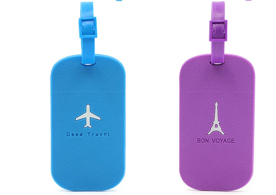 Personalized Waterproof Silicone Luggage Tag Suitcase Rubber Luggage ...