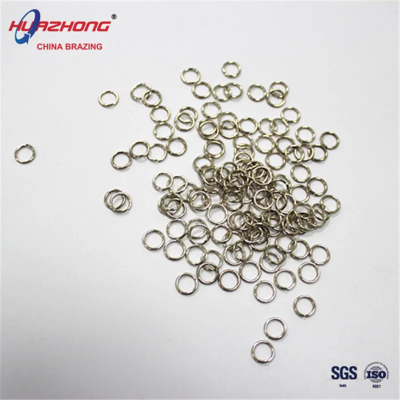 Silver Bearing Copper Brazing Rings Dental Silver Alloy Low Melting