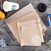 Custom Made Brown Kraft Fast Food Wrapping Paper with Logo Printing