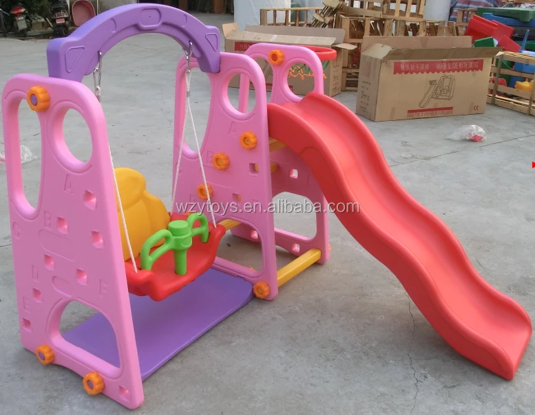 child plastic slide