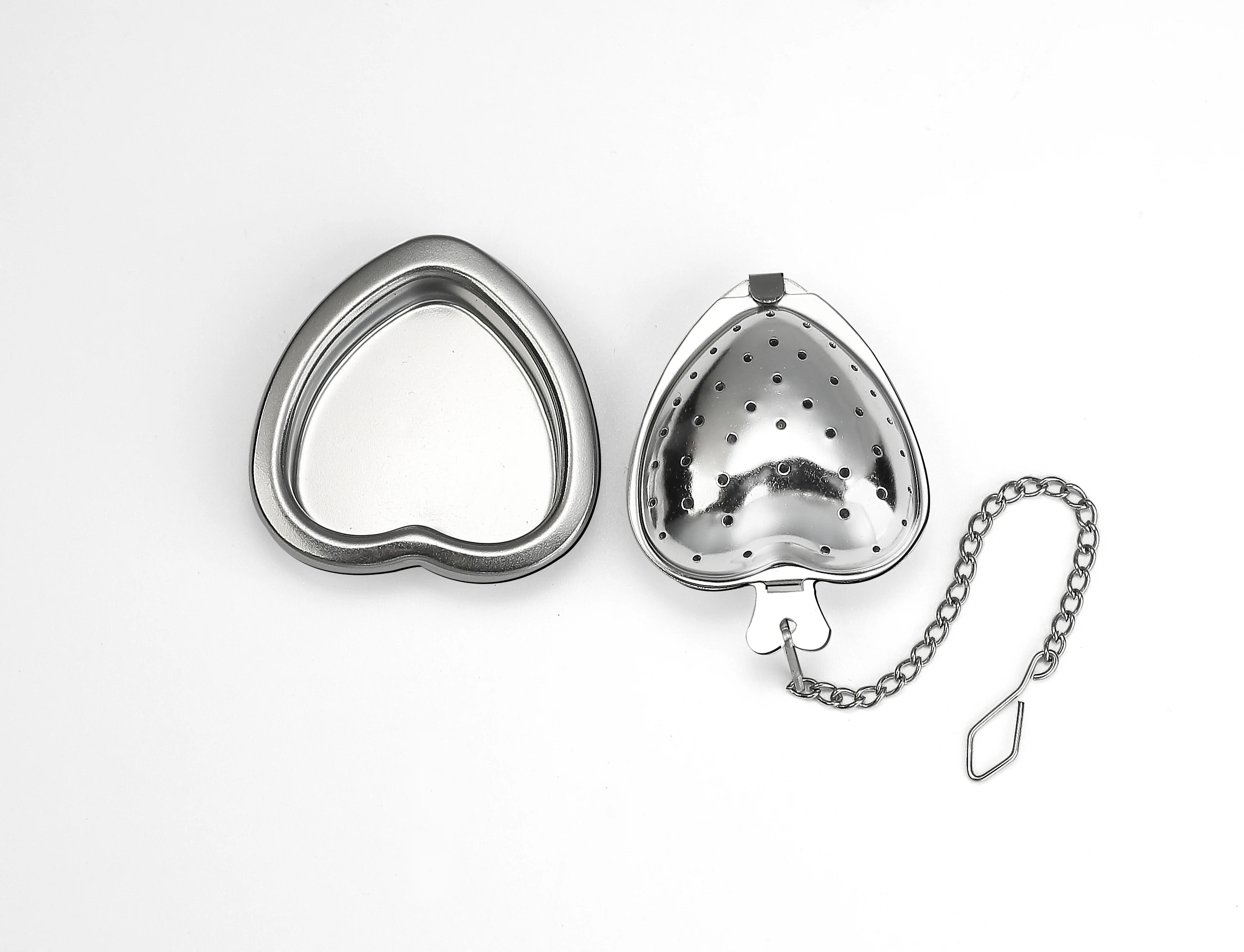 Factory Wholesale Stainless Steel Heart Shape Tea Infuser Tea Strainer