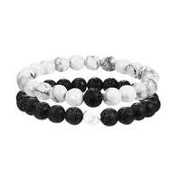 

Stone Couples Distance Bracelet Classic Beaded Bracelets for Men Women