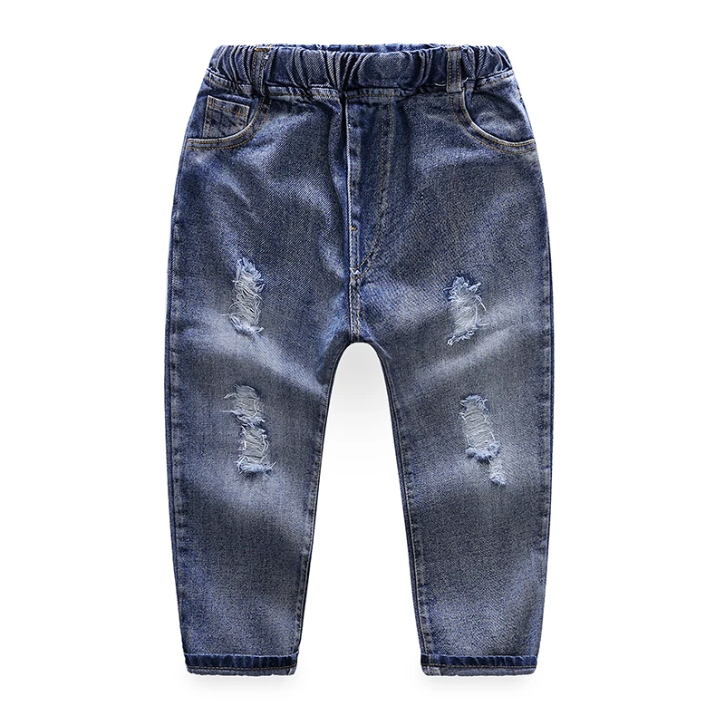 

XT821 New design fashion blue toddlers pants baby jeans wholesale, Picture