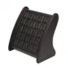 Customized fashion elegant fine black leather jewelry display stand for ring