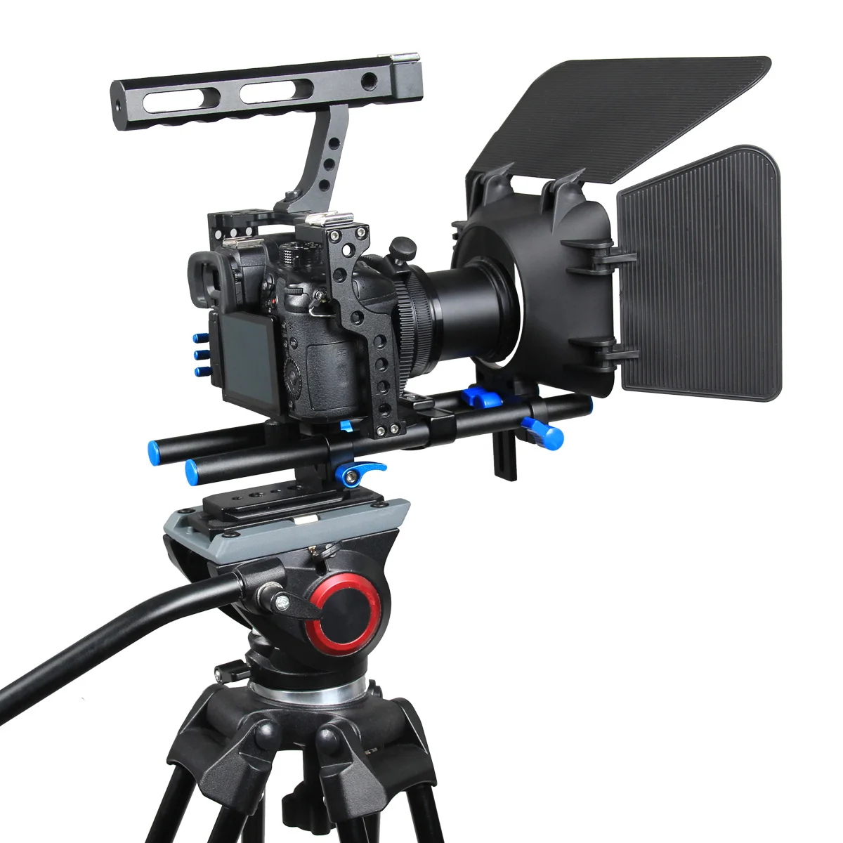 Yelangu C500 Dslr Video Camera Handheld Cage Kit Movie Filming Equipment With Follow Focus Matte
