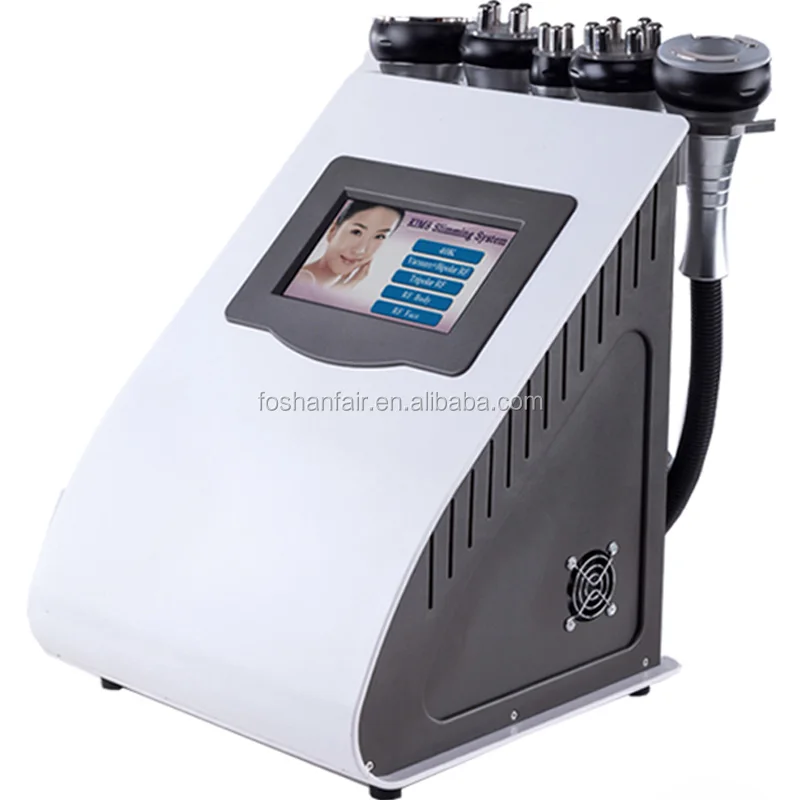 

New design 80% ABS 20% white Metal kim8 5 in 1 40K cavitation vacuum rf slimming