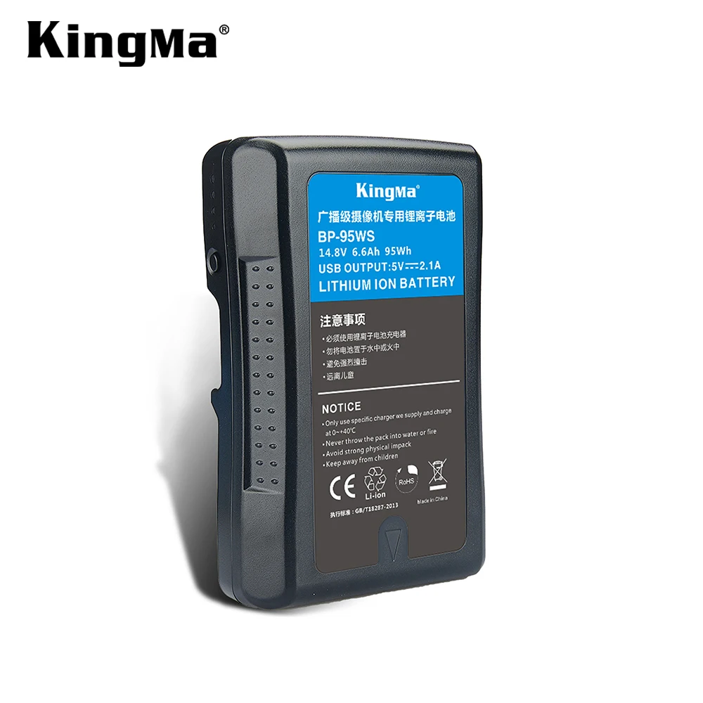 
KingMa 95Wh V-Lock / V Mount Rechargeable Li-ion Battery For Sony Camcorder Camera / LED Video Light 