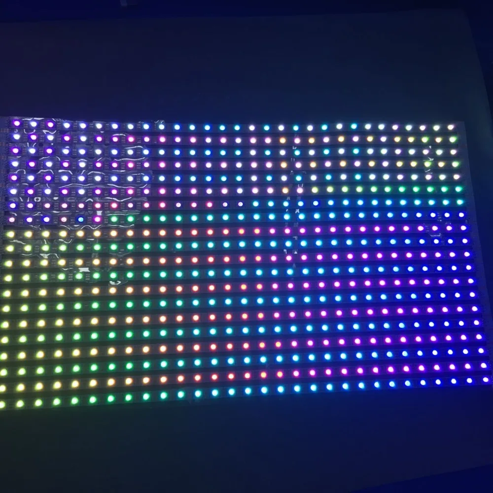 WS2813 addressable 30*24 pixels RGB full color flexible LED Pixel Panel Light;DC5V input