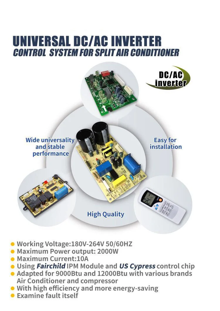 Universal Inverter Air Conditioner Service Control Board Pcb Board New