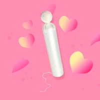 

Reusable Plastic Tampon Applicator Without Cotton For Insert Yoni Detox Pearls