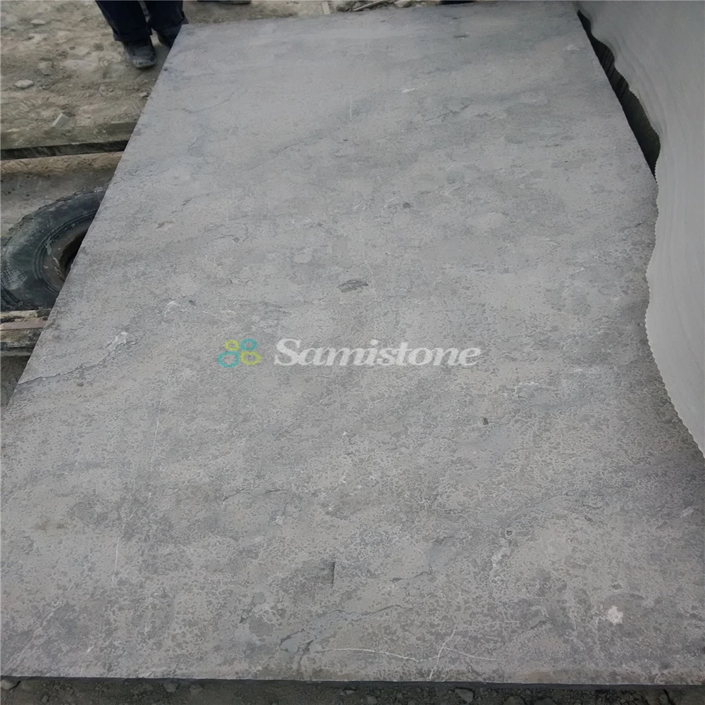 Samistone Blue Limestone Slab Natural Bluestone Slabs for Outdoor