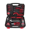 Hot Selling 25 Piece Tool Set General Household Hand Tool Kit with Plastic Toolbox Storage Case Tool Kit Set