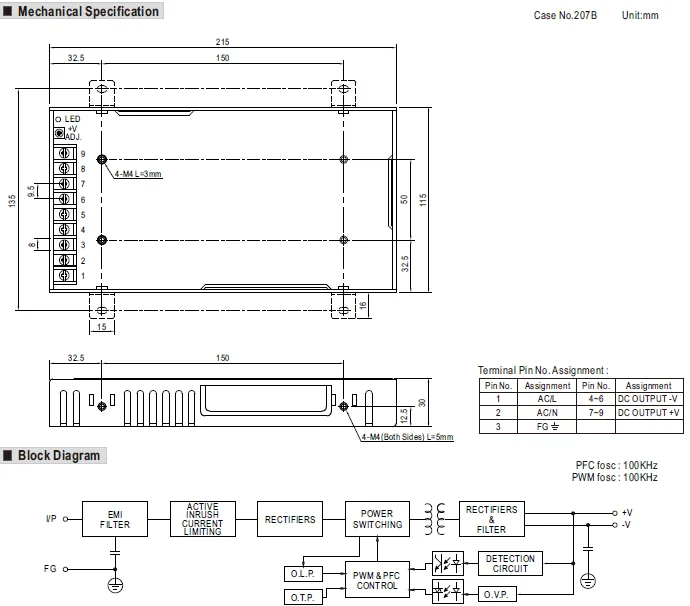 Mean Well 12v 16.7a Power Supply Battery Backup Ac To Dc Power Supply