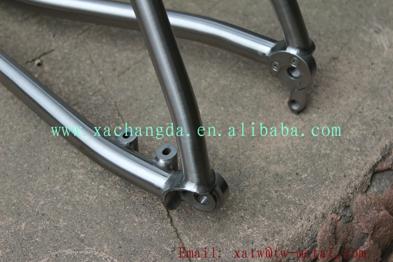 Road Bike Frame Taper Head Tube Titanium Touring Bike Frame Flat Mount