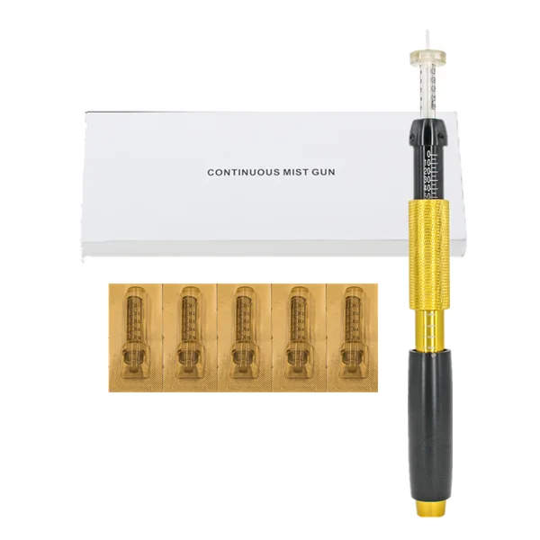 

Newest hyaluronic acid pen continuous mist gun for lip filling with Free ampoule syringe
