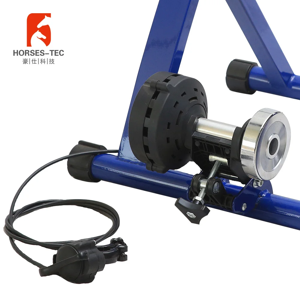 Fitness indoor training machine foldable magnetic exercise bike stand