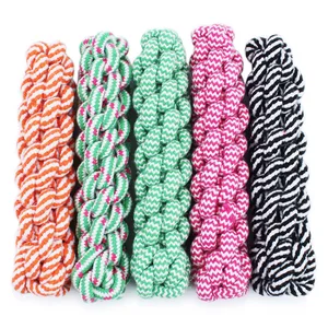 Image of Fashional pet toy striped weaving corn cob training bait dog toy