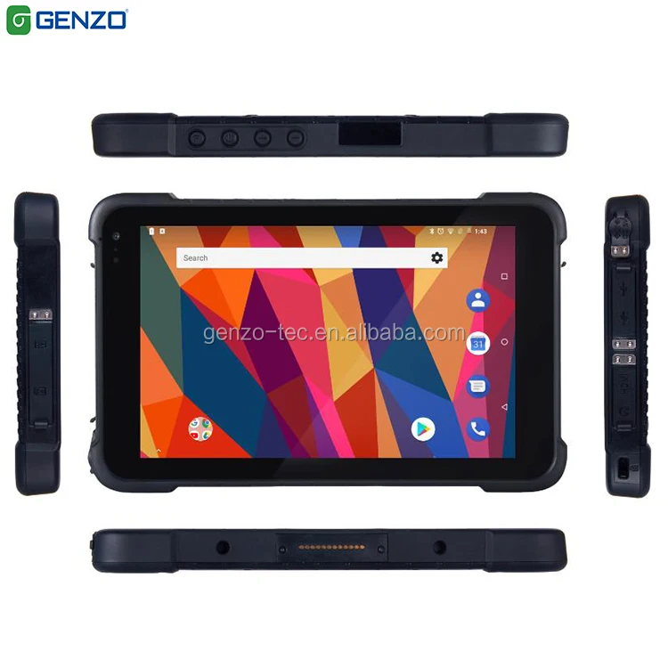 

8 Inch Industrial IP67 Rugged Android Tablet 1D/2D Barcode With Docking Station Android 8.1