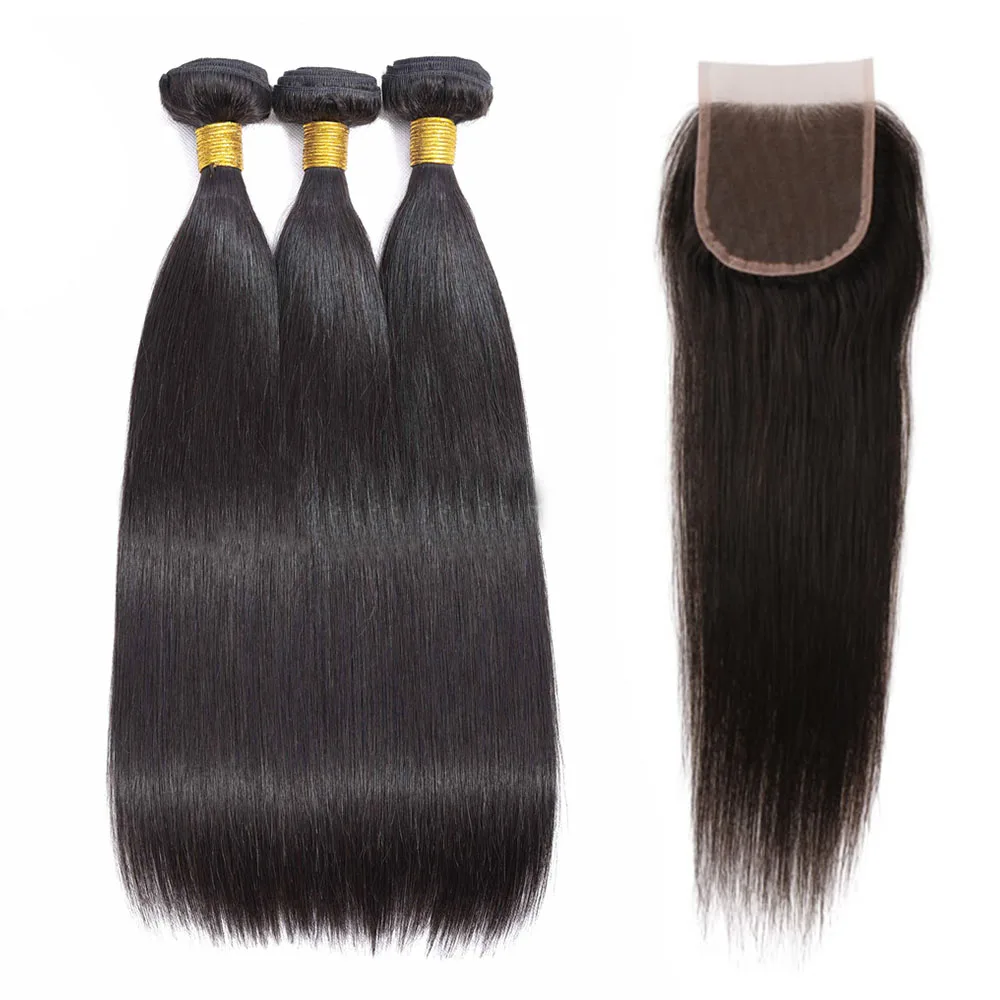 

2019 Hot Sale Grade 10a Wholesales 100% Unprocessed Virgin Brazilian Straight Hair Weave Bundles