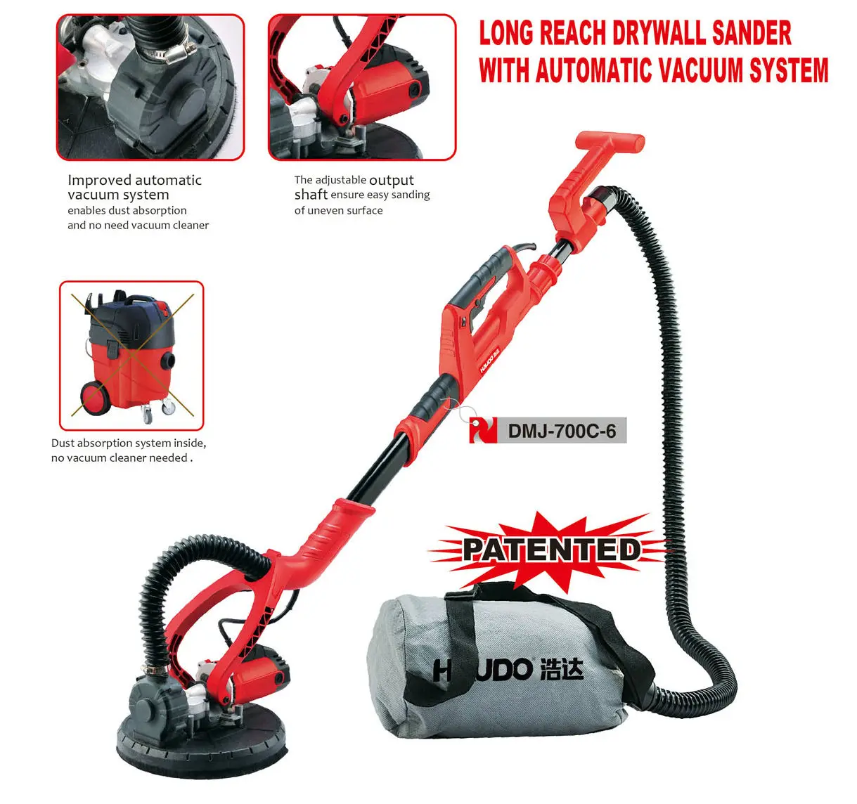 750w Dustless Autovacuum Giraffe Drywall Sander Buy Giraffe Drywall