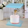 Add to Compare Similar Products Contact Supplier Chat Now! Transparent Elegant PET Cake Boxes Cheap Wedding Birthday Cake Boxes