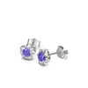 Vlink jewelry silver pendiente de la earring for women,custom design love knot silver stud earring