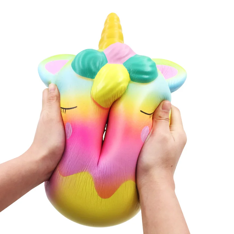 unicorn squishy donut