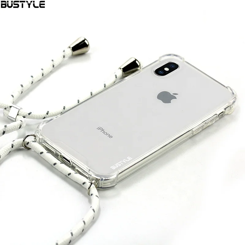 

Hanging Mobile Cover Smart phone Cell Phone Case with Lanyard Neck Strap String Cord Rope for IPhone 6 6s 7 8 Plus X Xr Xs Max, N/a