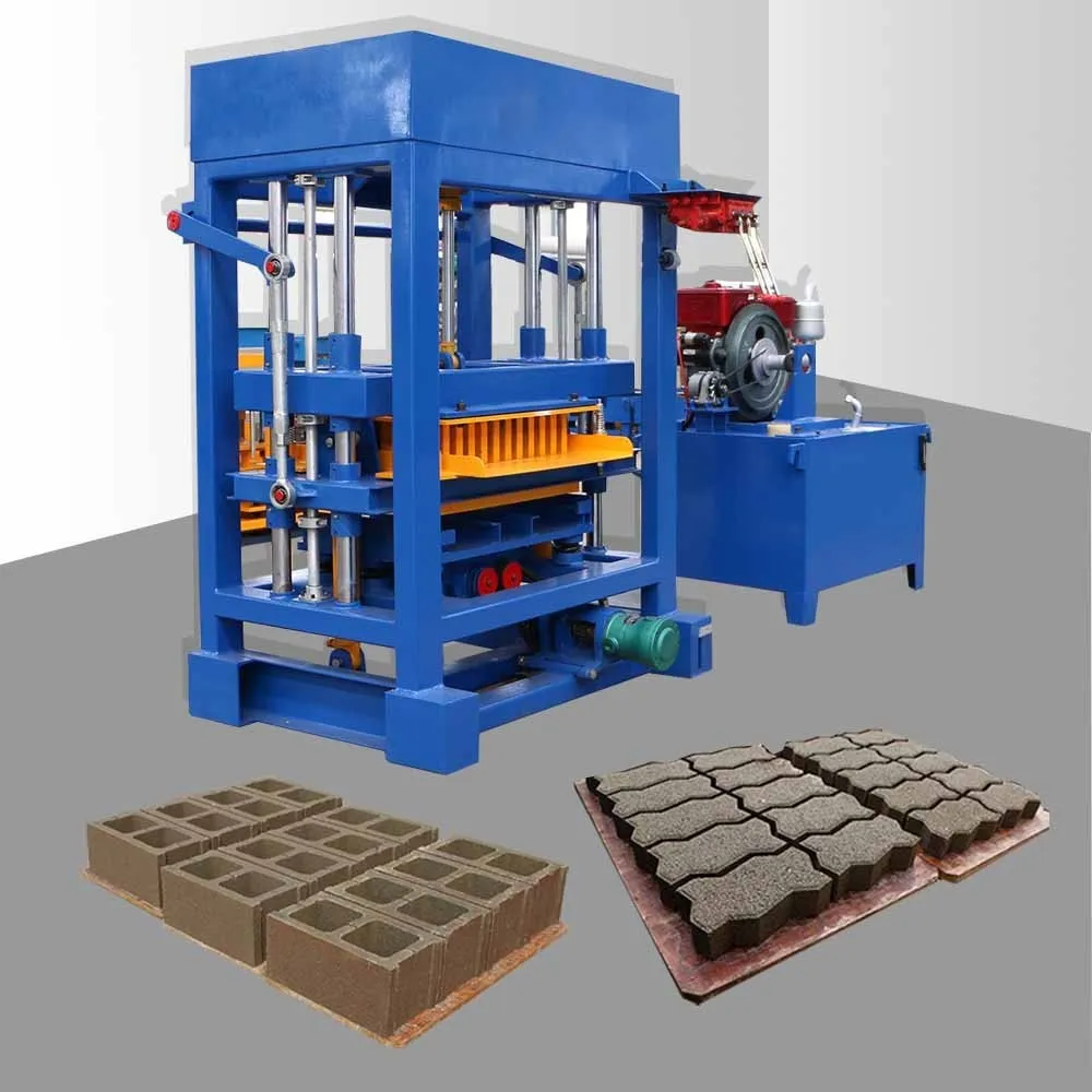 Diesel Engine Block and Brick Making Machine QT4-30
