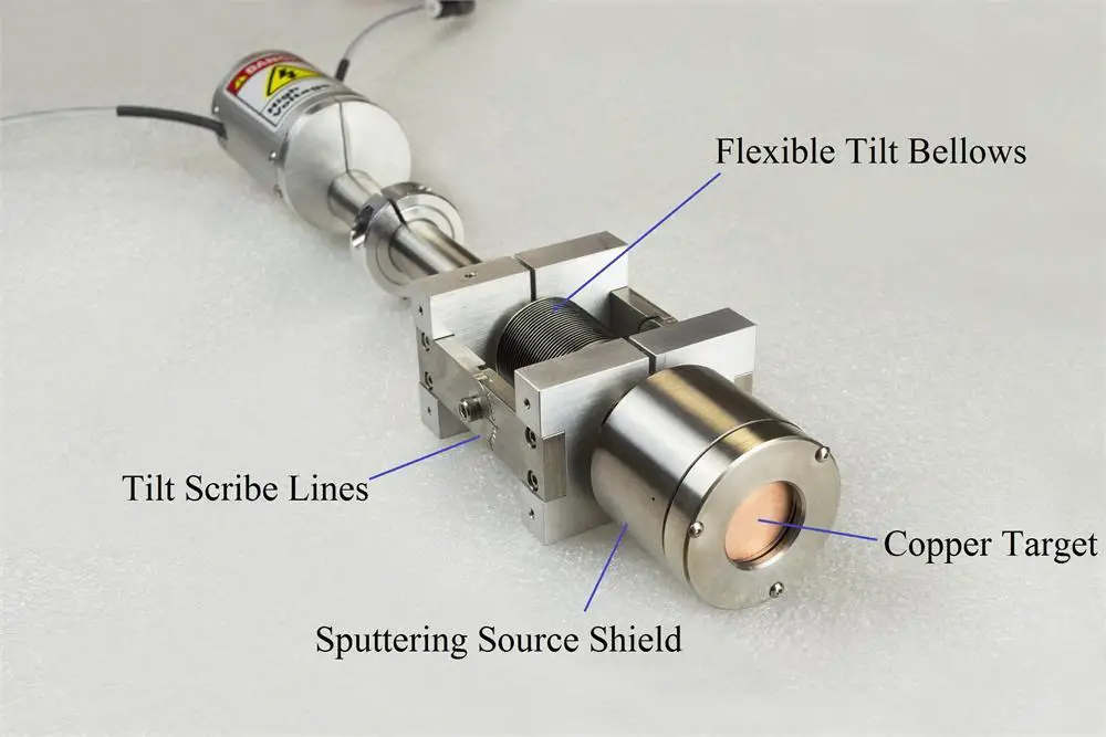 Hotsale 2 Sputtering Gun With Dc Or Rf Power Supply