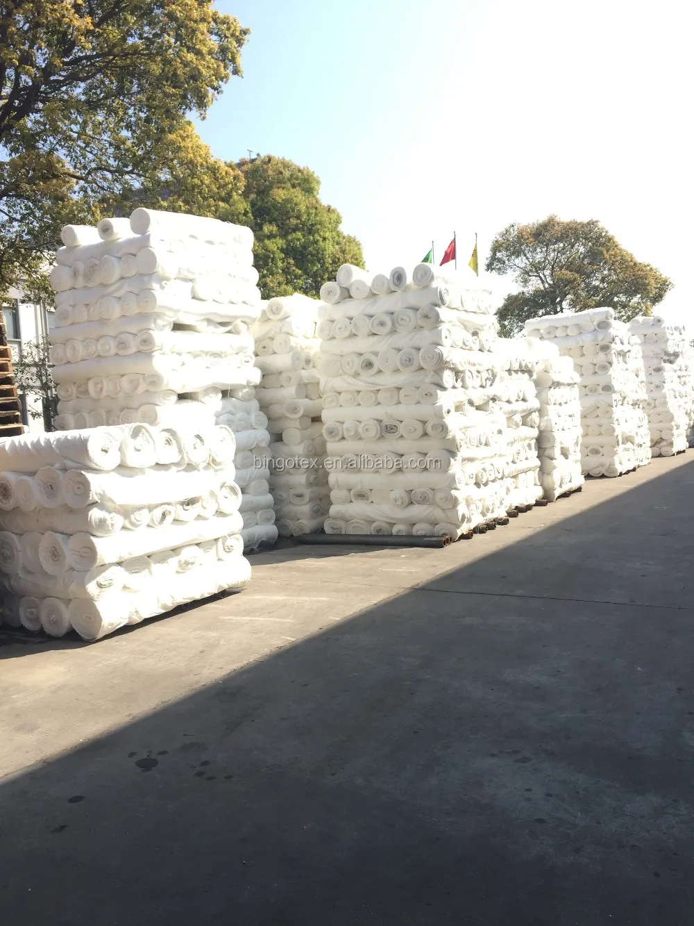 97%poly 3%spandex 4-way stretch moss crepe fabric for ladys