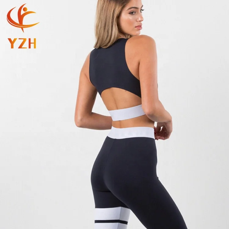

Two Piece Set women sports set custom fitness wear women yoga set clothing, Multi color optional,can be customized