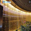 Outdoor Curved Water Wall Raining Water Curtain