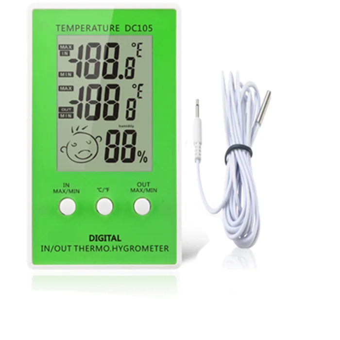 Buy Wholesale China Indoor Thermo-hygrometer Digital Thermometer Hygrometer  Air Moisture Sensor & Digital Thermometer at USD 1.62