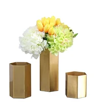 

wholesale wedding metal flower decoration vase centerpiece