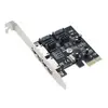 PCIE to SATA eSATA card 2 Port PCI Express (PCIe) SATA III 6.0 Gbps Host controller Adapter