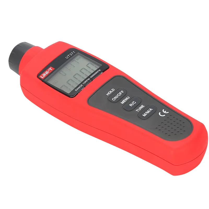 JuviPerpric Non-Contact RPM Tachometer - Laser Digital Tachometer 10-99999 RPM Range