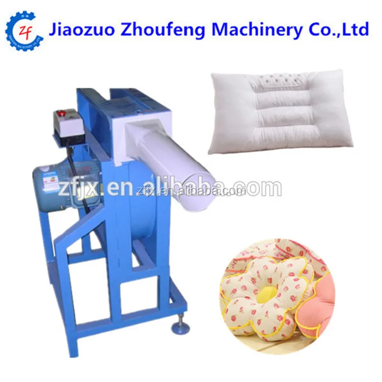 Ball fiber filling machine for cushion / Feather filling machine for pillow / Broken sponge stuffing machine