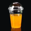 Cold drinking Plastic cup with dome lid