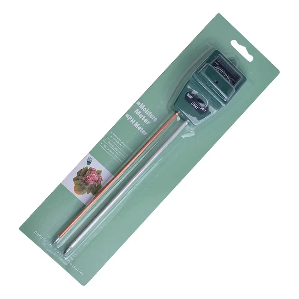Soil Meter 3 in 1 Moisture and PH Soil Sensor PH and sunlight meter Plant Flowers Gardening monitor