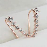 

Ear Cuff Wrap Earring Duplicate Natural Stone Zircon Jewelry