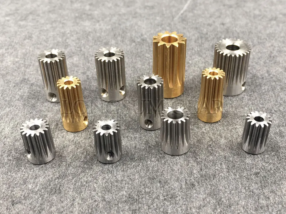 Metal Gears Small Brass Pinion Gears
