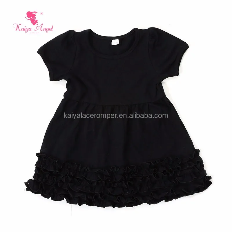 black designer frock