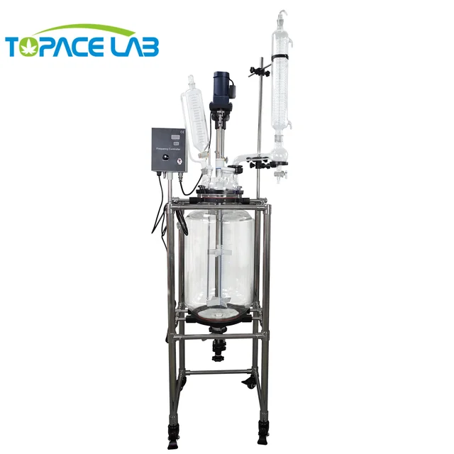 Mixing Reactors 10l 20l 30l 50l 80l 100l 200l Chemical Glass Reaction Kettle Buy Glass Reaction Kettle Chemical Mixing Reactors Chemical Glass Reaction Kettle Product On Alibaba Com